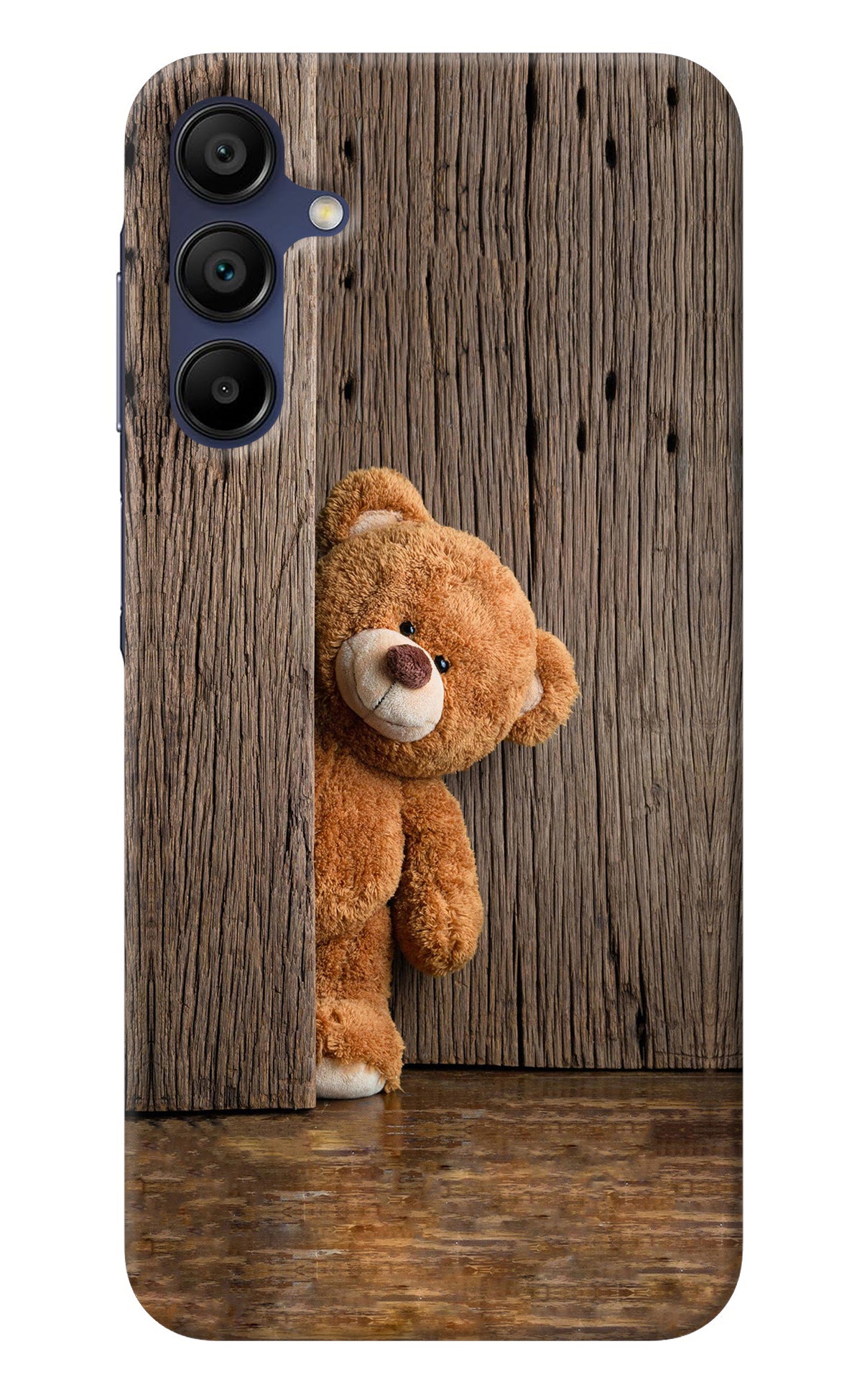 Teddy Wooden Samsung A15 5G Back Cover