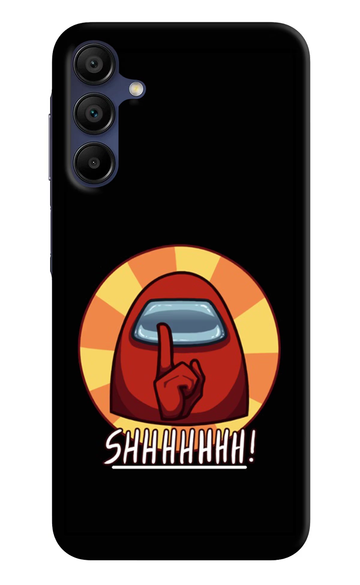 Among Us Shhh! Samsung A15 5G Hard Case Back Cover by Casekaro