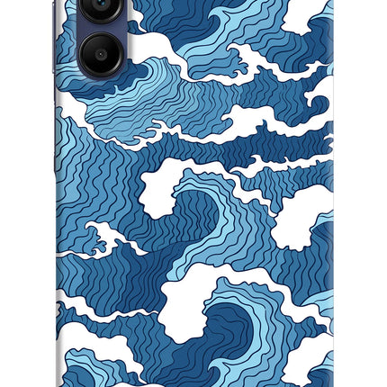 Blue Waves Samsung A15 5G Hard Case Back Cover by Casekaro