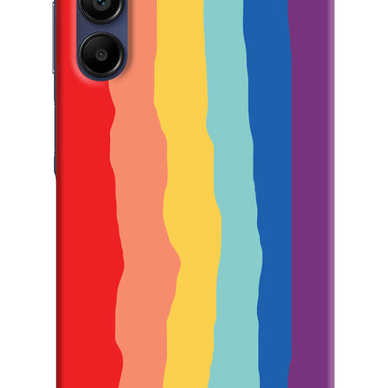 Rainbow Samsung A15 5G Hard Case Back Cover by Casekaro