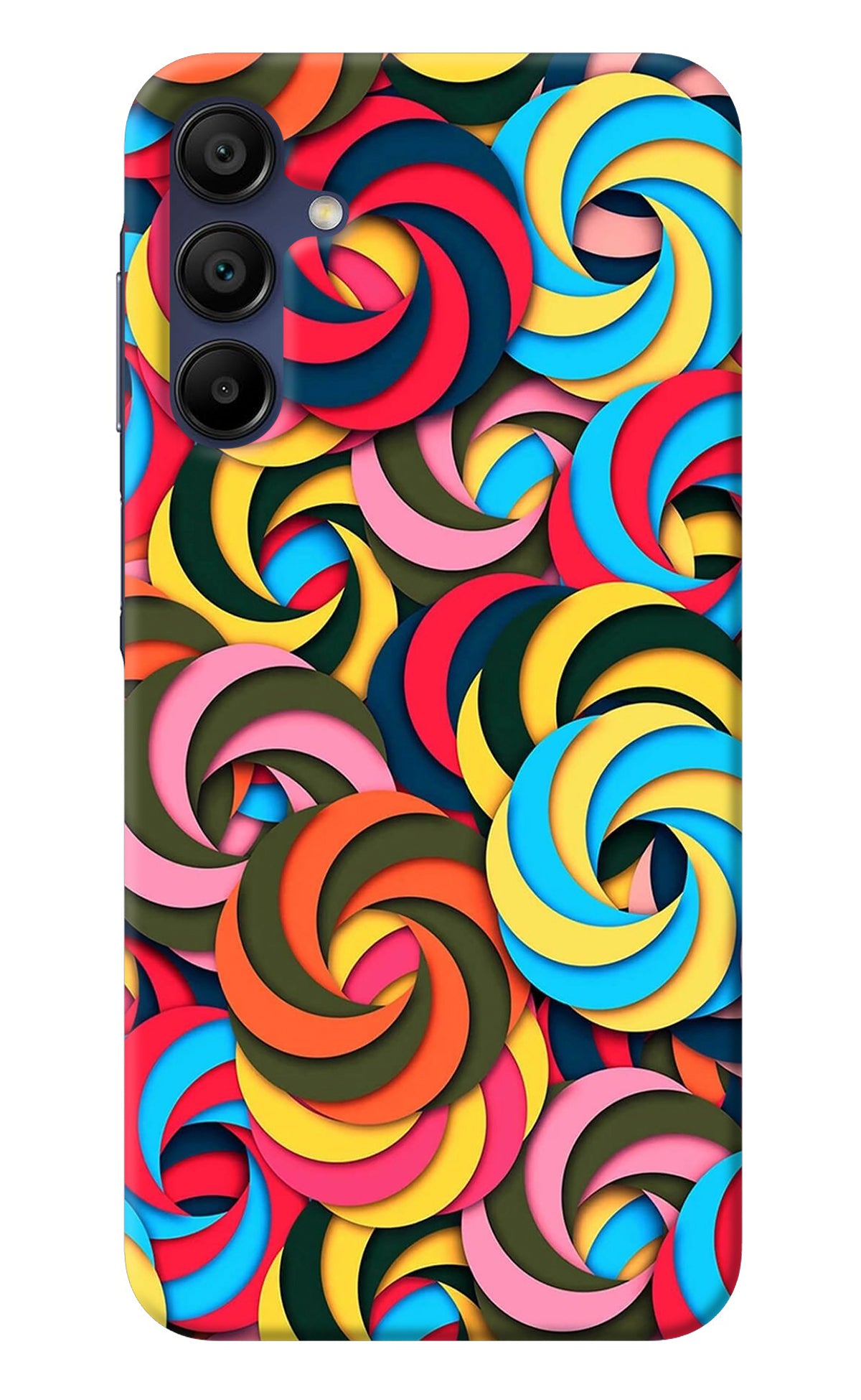 Spiral Pattern Samsung A15 5G Back Cover