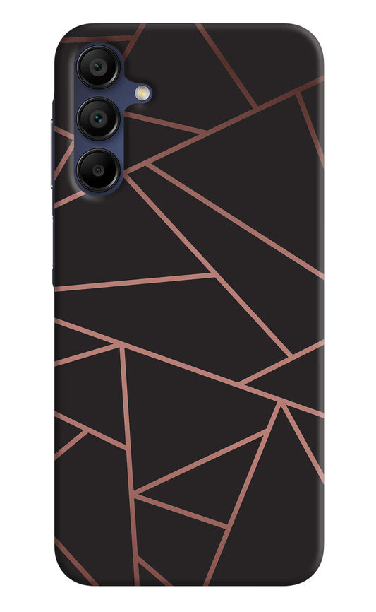 Geometric Pattern Samsung A15 5G Hard Case Back Cover by Casekaro