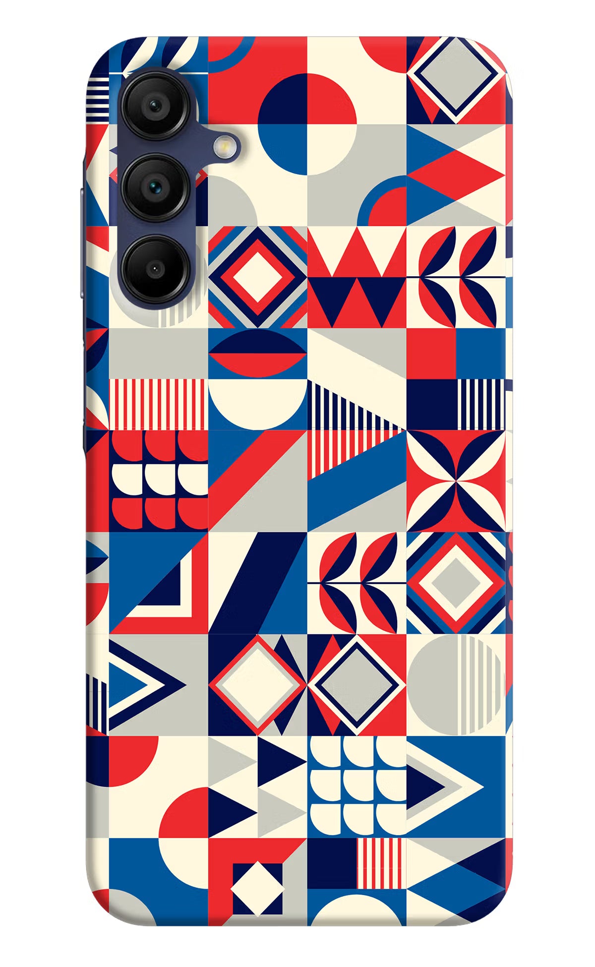 Colorful Pattern Samsung A15 5G Hard Case Back Cover by Casekaro