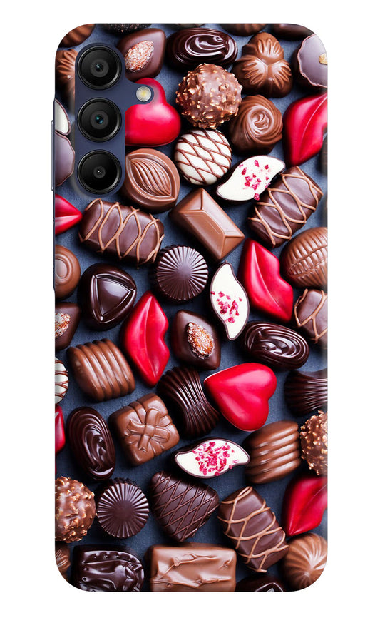 Chocolates Samsung A15 5G Hard Case Back Cover by Casekaro