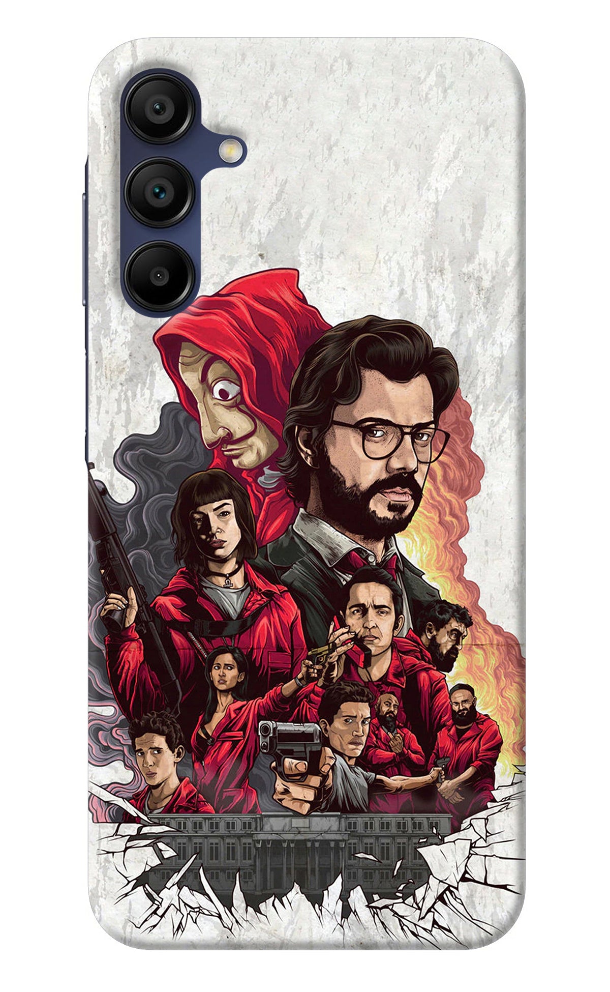 Money Heist Artwork Samsung A15 5G Back Cover