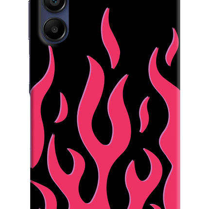 Fire Flames Samsung A15 5G Hard Case Back Cover by Casekaro