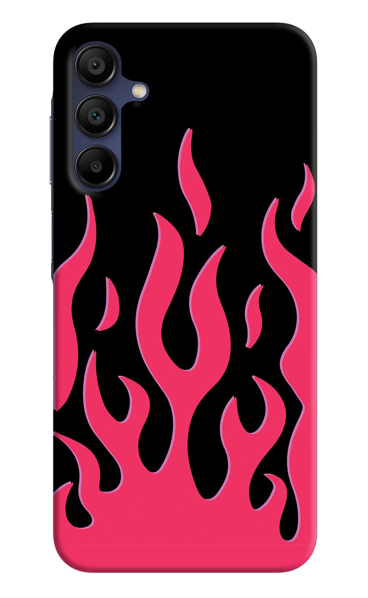 Fire Flames Samsung A15 5G Hard Case Back Cover by Casekaro