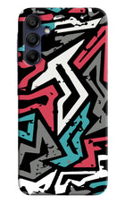 Geometric Graffiti Samsung A15 5G Hard Case Back Cover by Casekaro