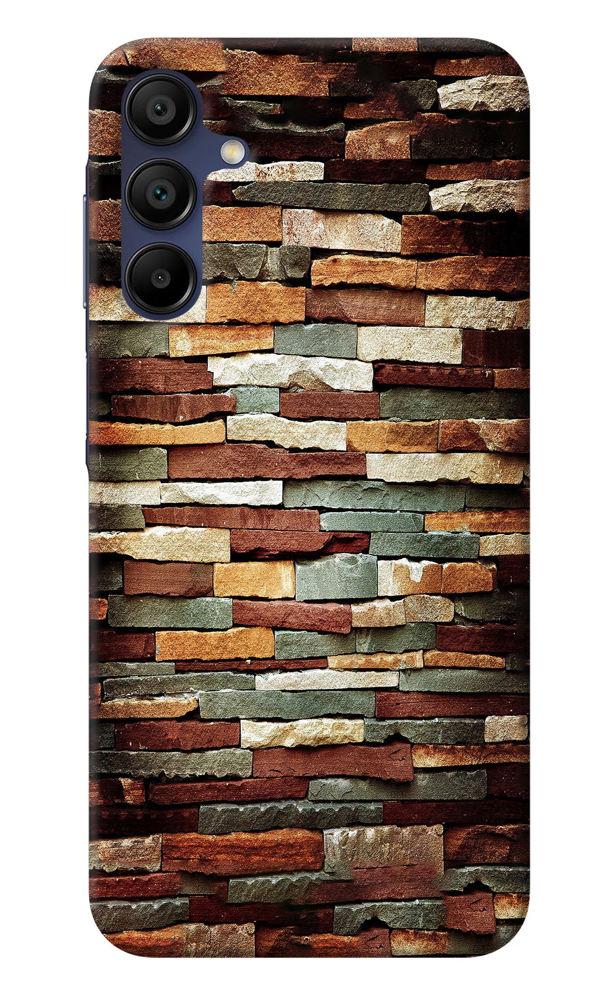 Bricks Pattern Samsung A15 5G Back Cover