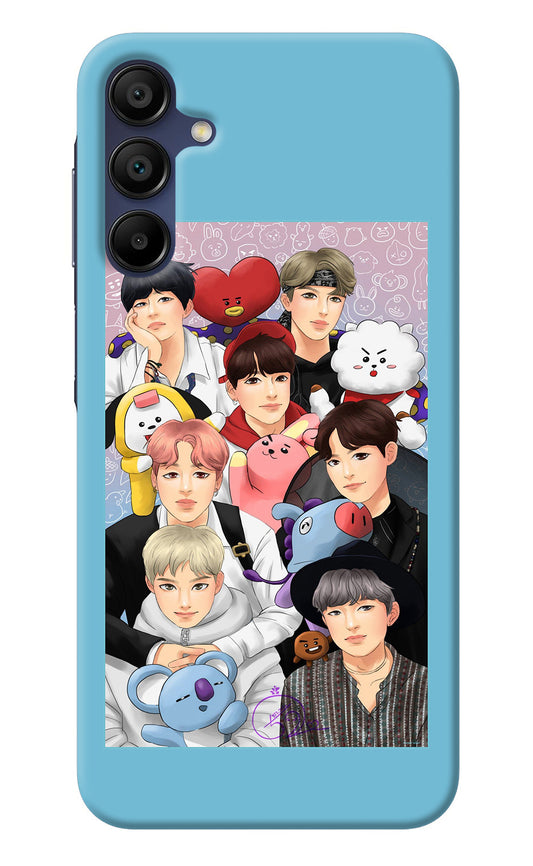 BTS with animals Samsung A15 5G Back Cover