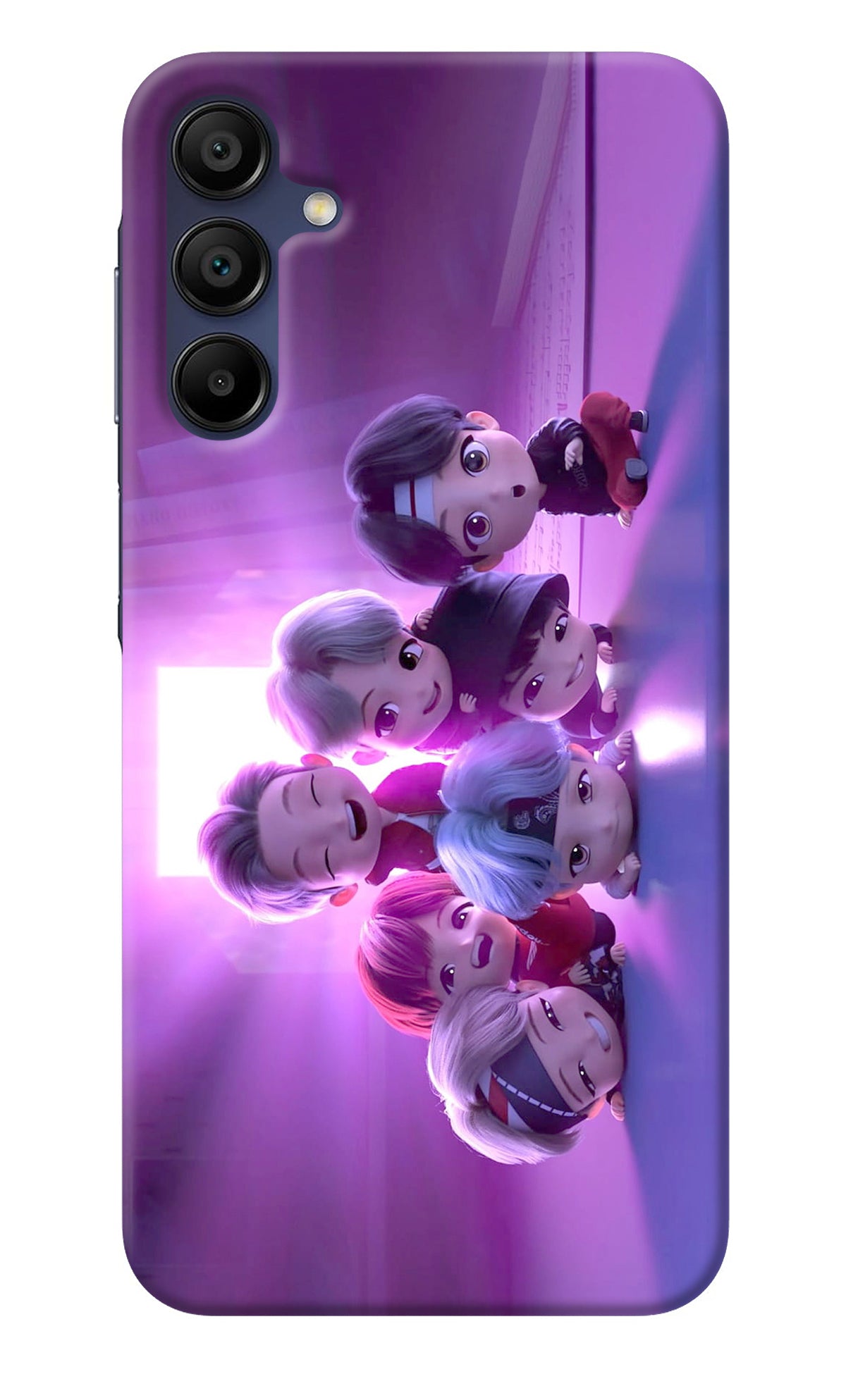 BTS Chibi Samsung A15 5G Back Cover