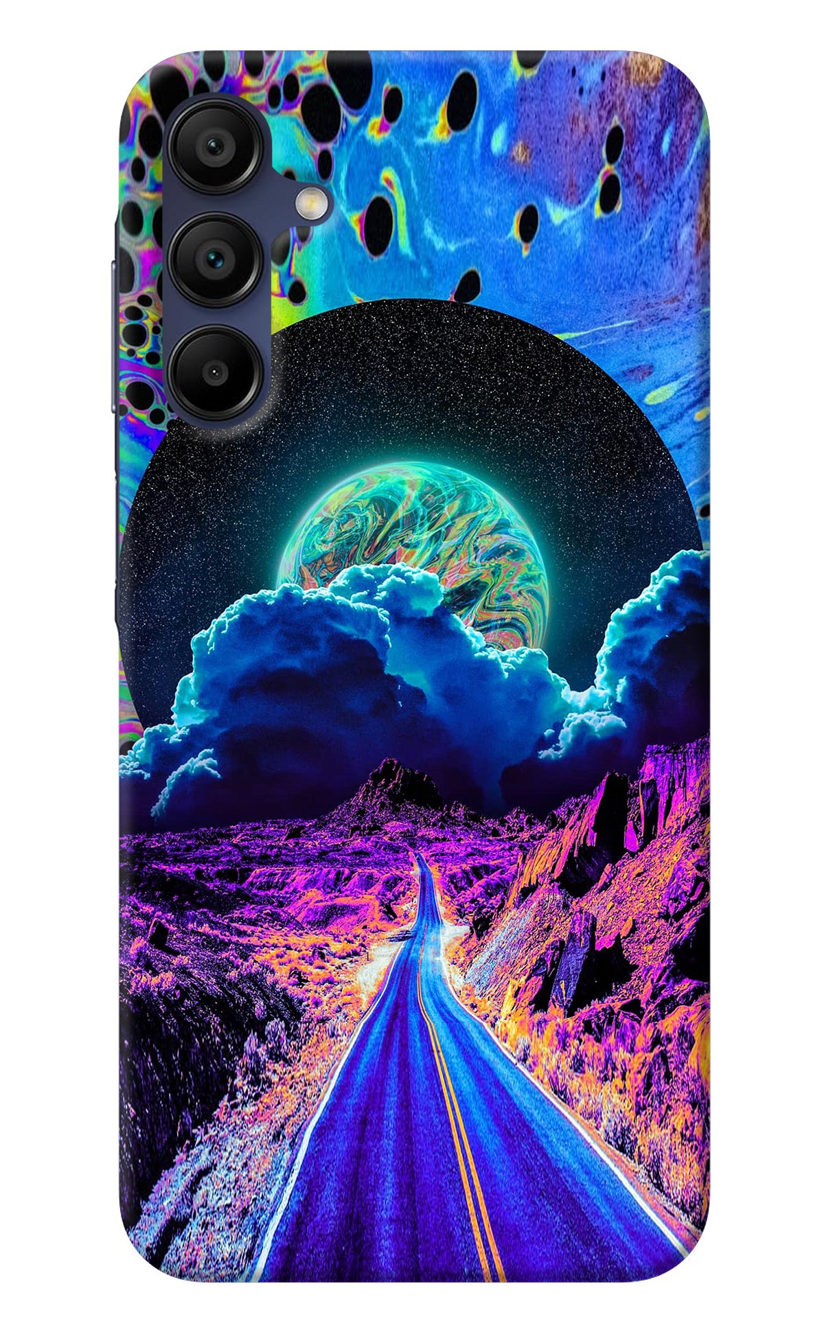 Psychedelic Painting Samsung A15 5G Back Cover