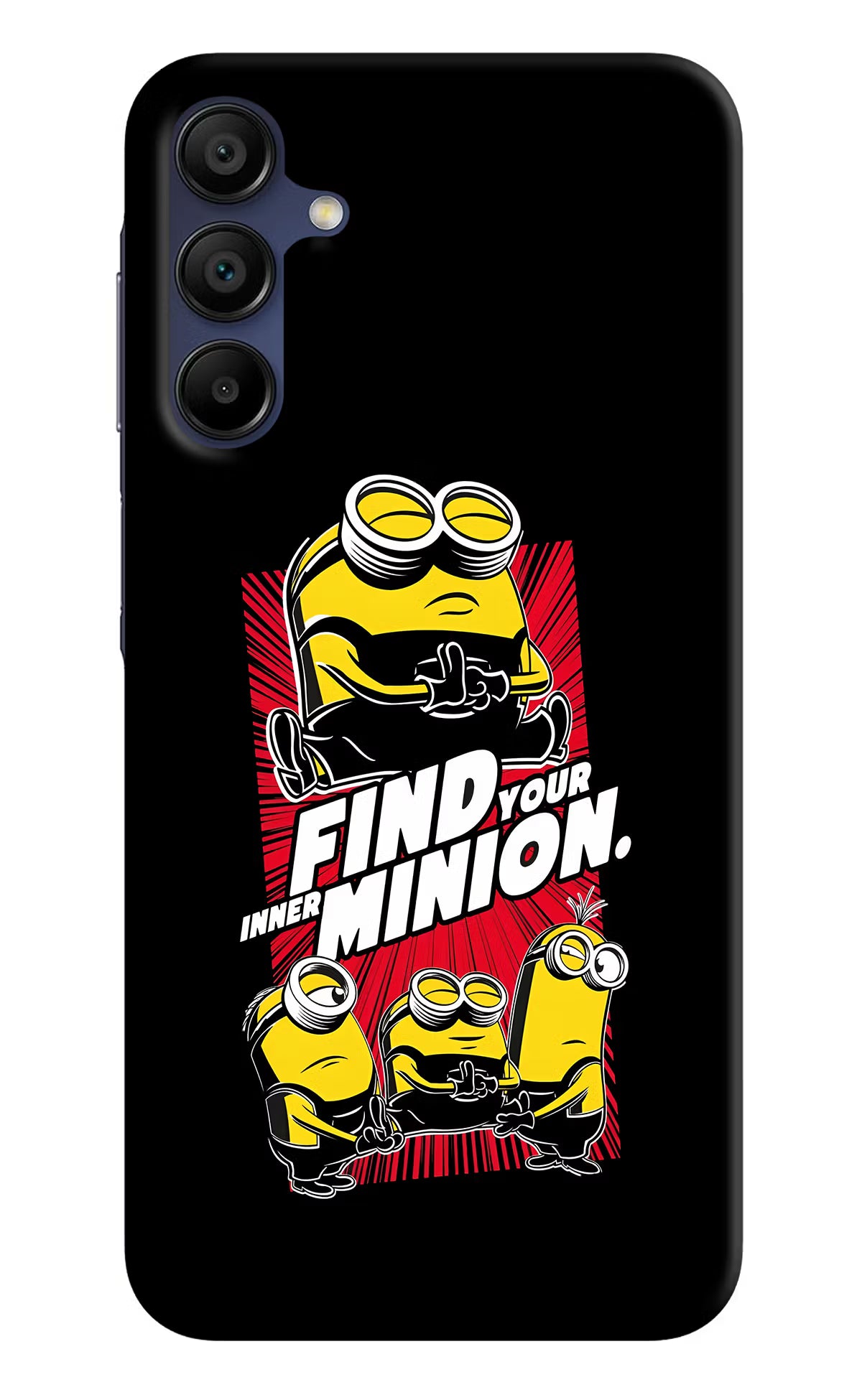 Find your inner Minion Samsung A15 5G Hard Case Back Cover by Casekaro