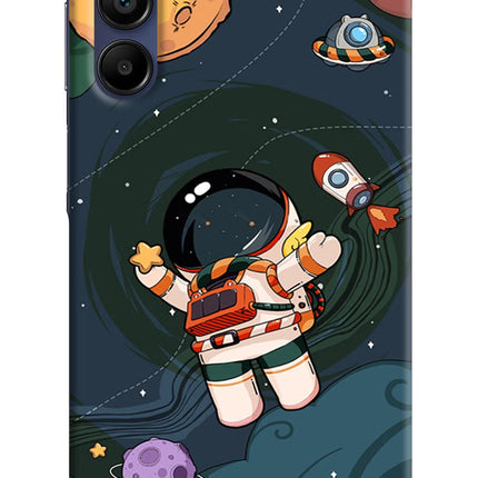 Cartoon Astronaut Samsung A15 5G Hard Case Back Cover by Casekaro