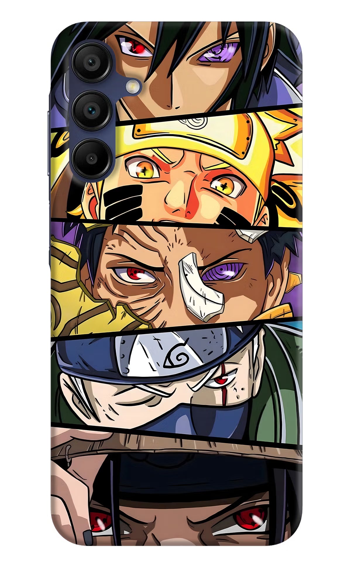 Naruto Character Samsung A15 5G Hard Case Back Cover by Casekaro