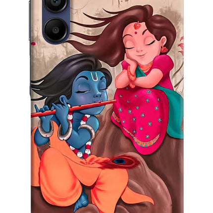 Radhe Krishna Samsung A15 5G Hard Case Back Cover by Casekaro