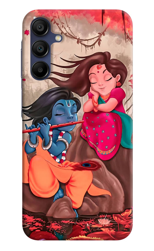 Radhe Krishna Samsung A15 5G Hard Case Back Cover by Casekaro