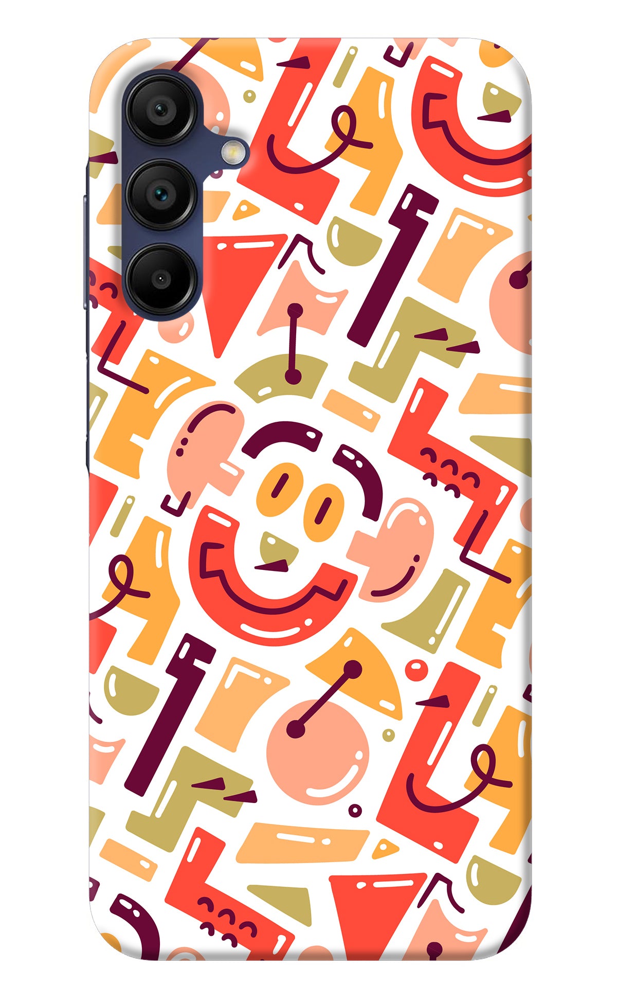 Doodle Pattern Samsung A15 5G Back Cover