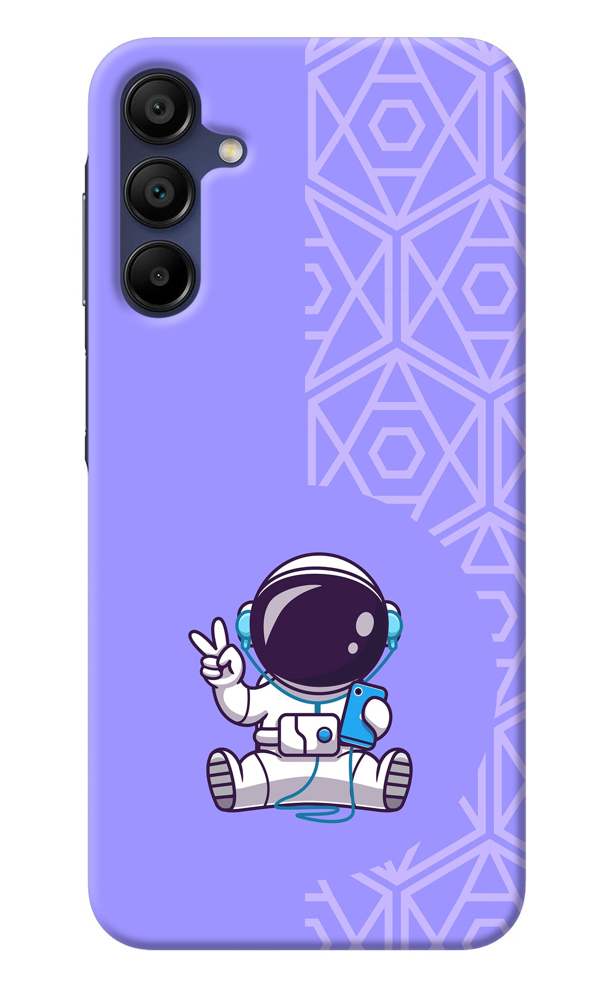 Cute Astronaut Chilling Samsung A15 5G Back Cover