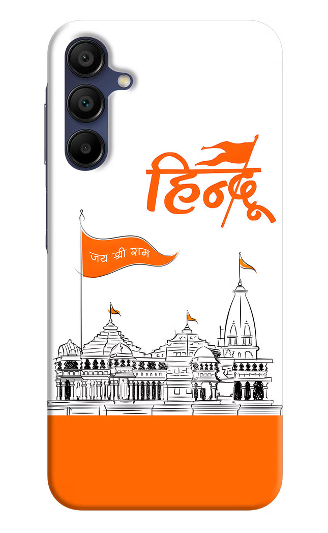 Jai Shree Ram Hindu Samsung A15 5G Hard Case Back Cover by Casekaro