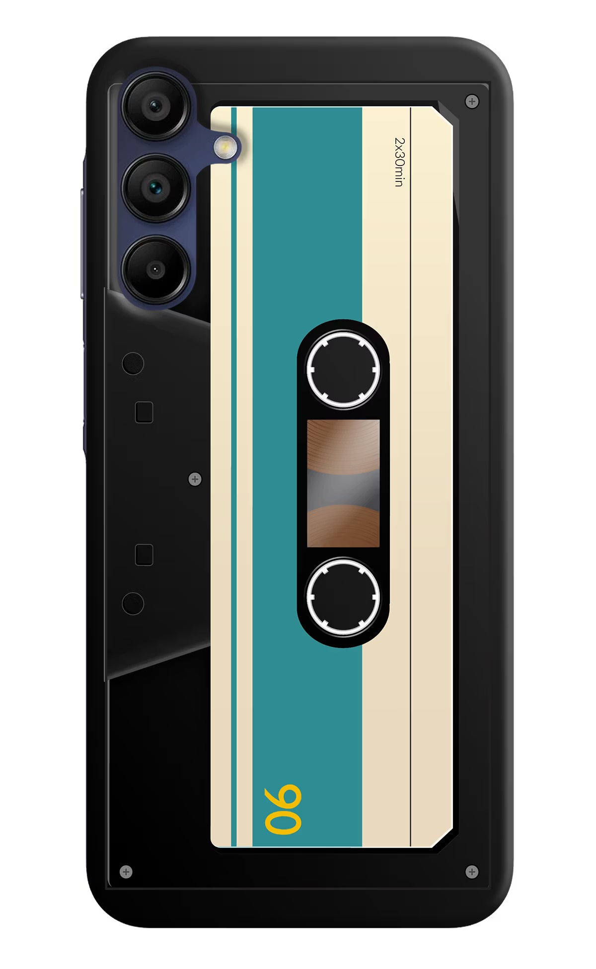 Cassette Samsung A15 5G Hard Case Back Cover by Casekaro