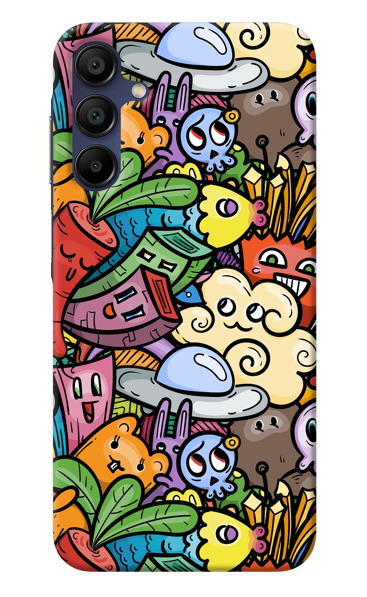 Veggie Doodle Samsung A15 5G Back Cover