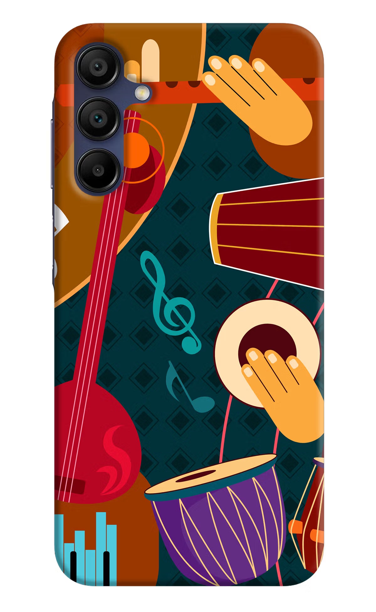 Music Instrument Samsung A15 5G Hard Case Back Cover by Casekaro