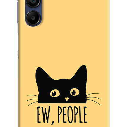 Ew People Catitude Samsung A15 5G Hard Case Back Cover by Casekaro
