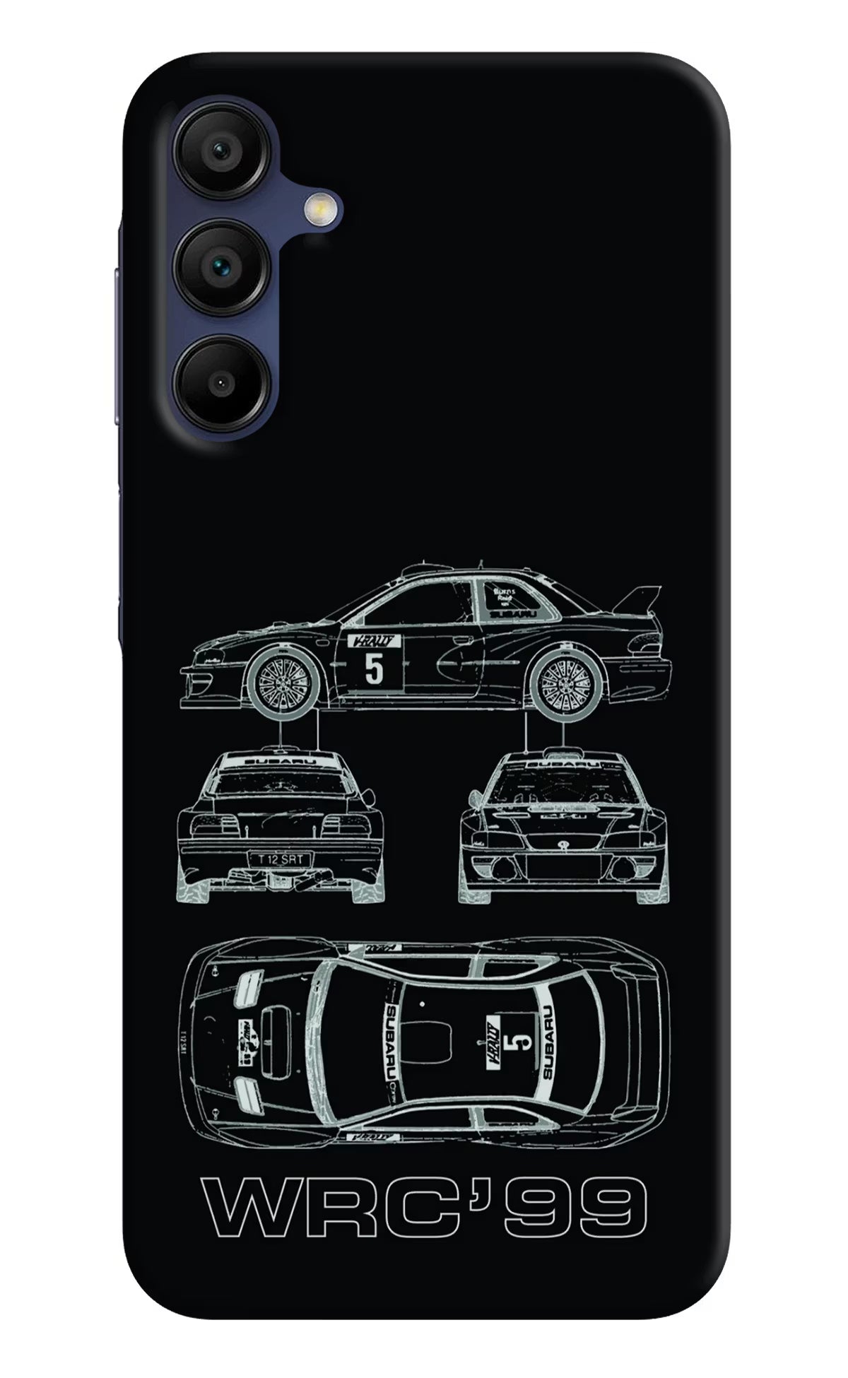 WRC'99 Samsung A15 5G Hard Case Back Cover by Casekaro