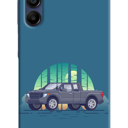 Retro Garage Vibe Samsung A15 5G Hard Case Back Cover by Casekaro