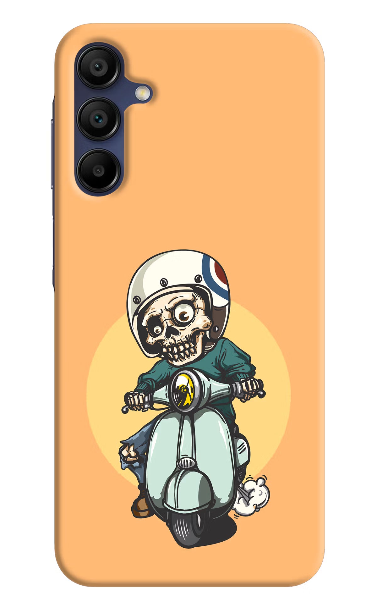 Undead Biker Samsung A15 5G Hard Case Back Cover by Casekaro