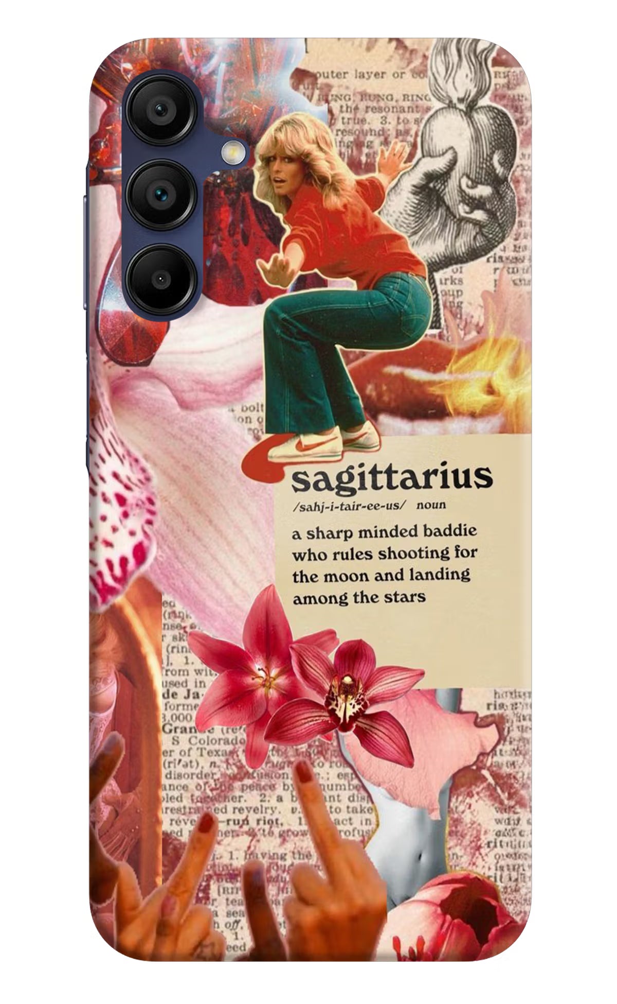 Sagittarius Zodiac Samsung A15 5G Hard Case Back Cover by Casekaro