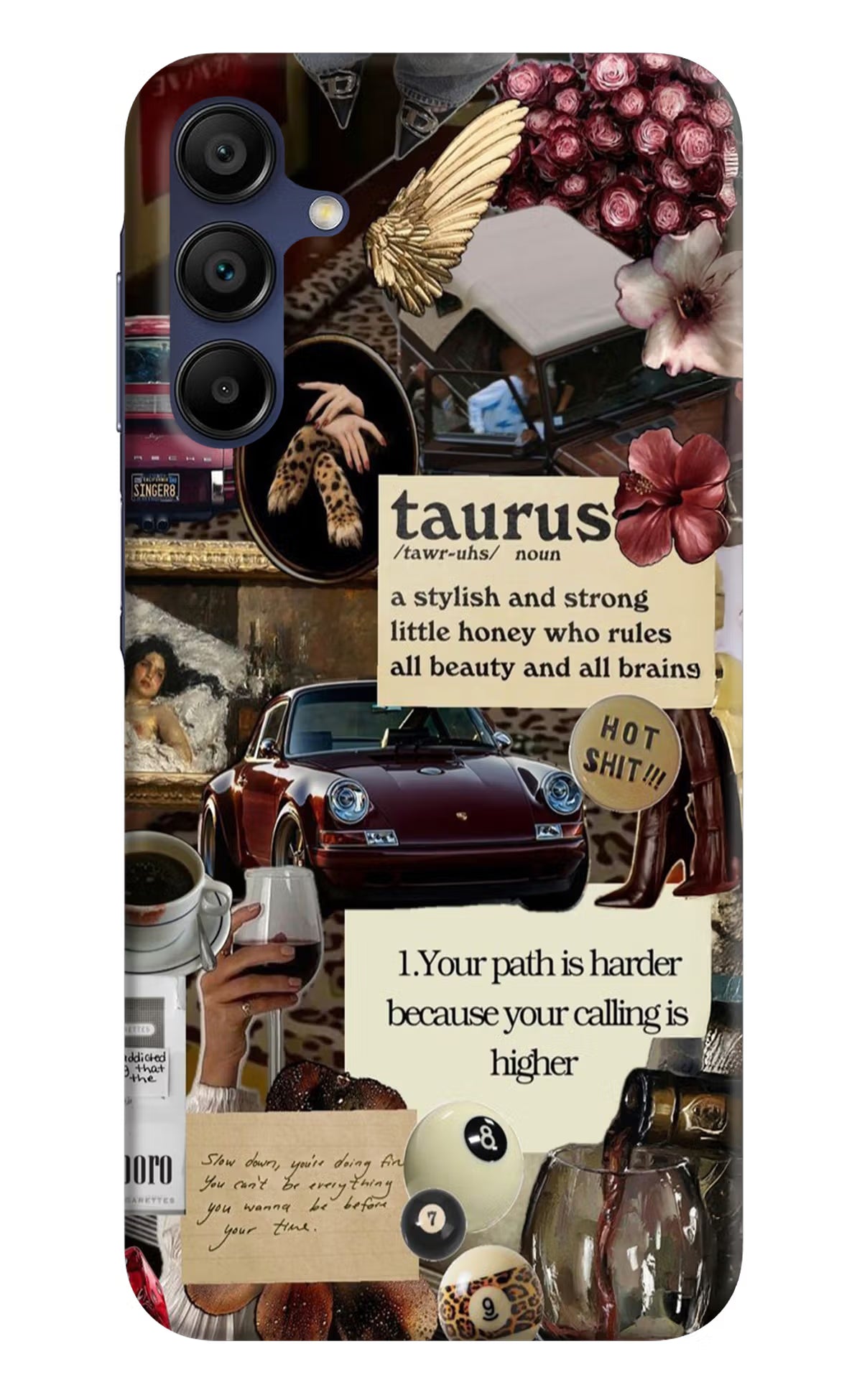 Taurus Zodiac Samsung A15 5G Hard Case Back Cover by Casekaro