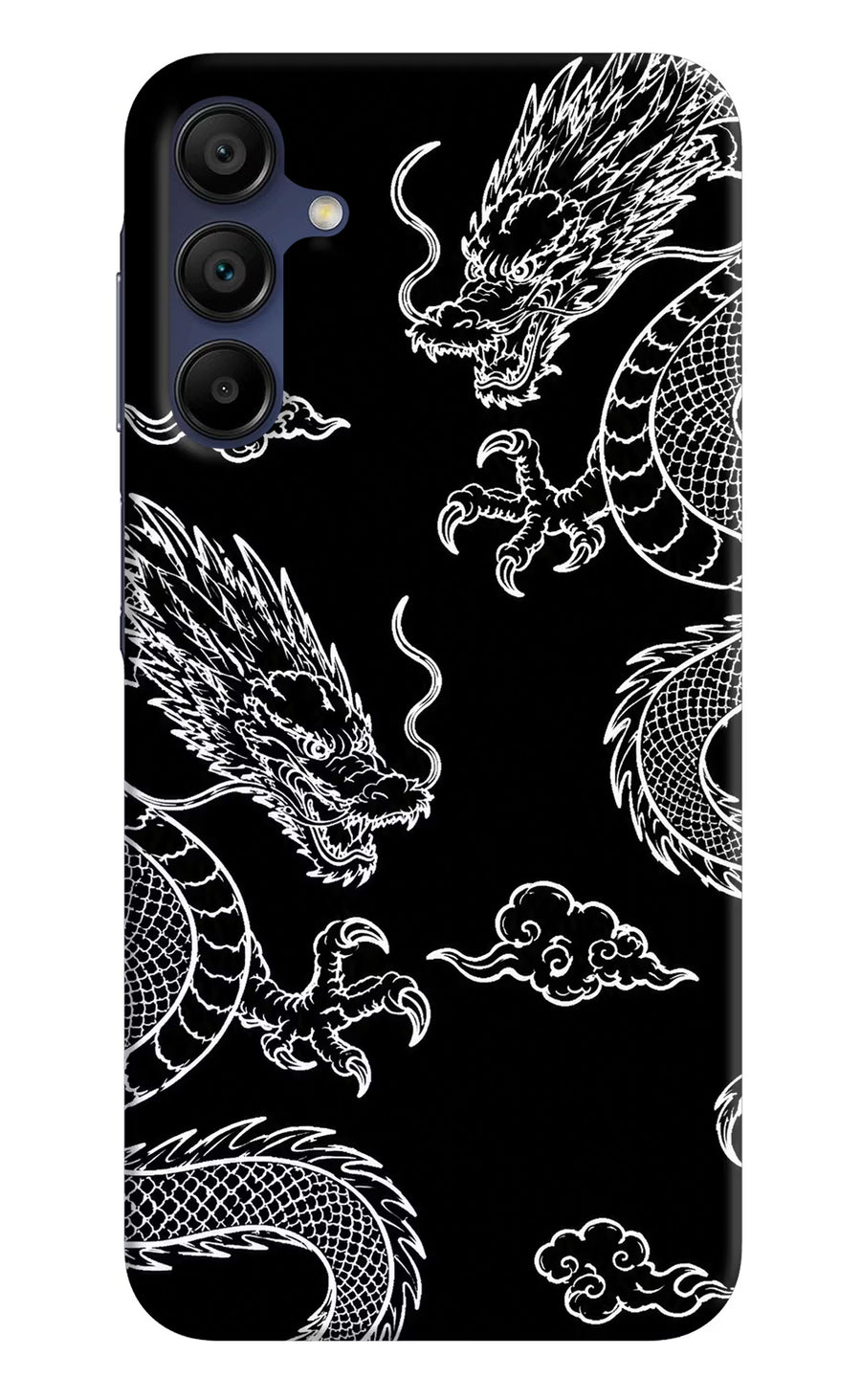 Twin Dragons Samsung A15 5G Back Cover, Hard case