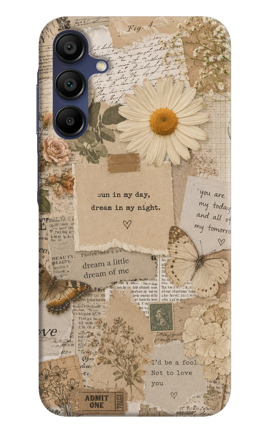 Vintage case Samsung A15 5G Back Cover