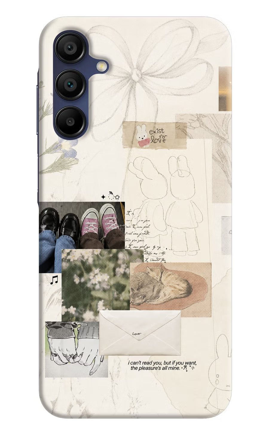 Soft Aesthetic Samsung A15 5G Back Cover, Hard case