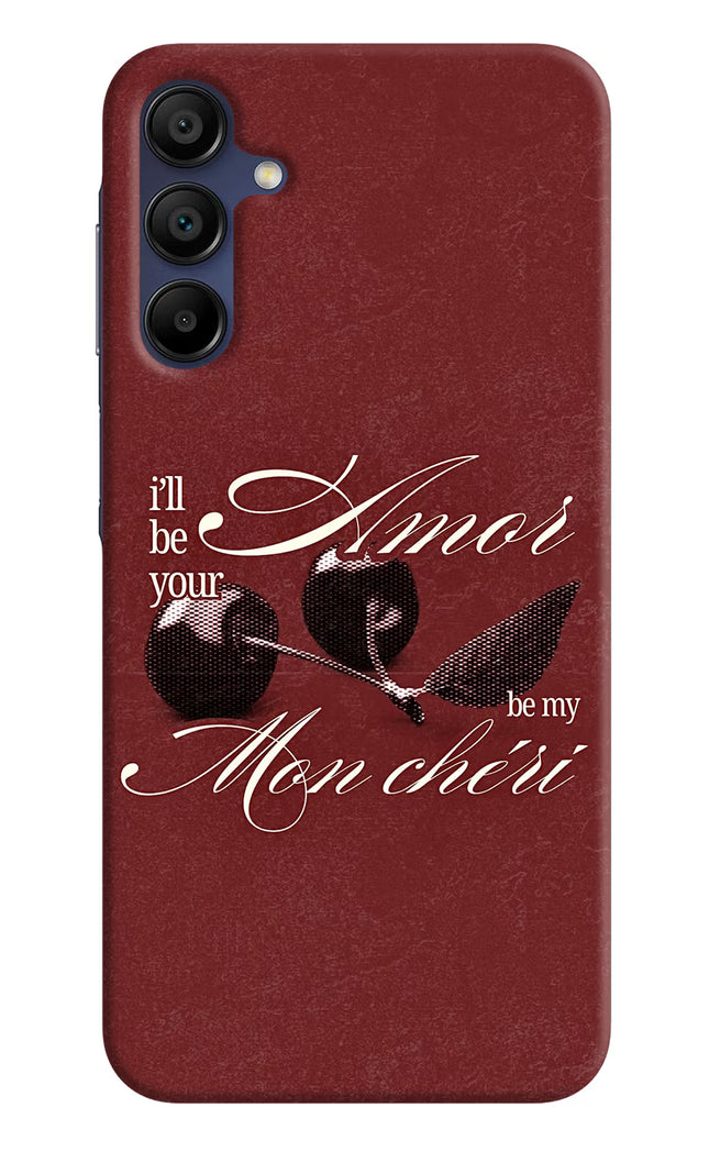 Velvet Cherry Samsung A15 5G Hard Case Back Cover by Casekaro