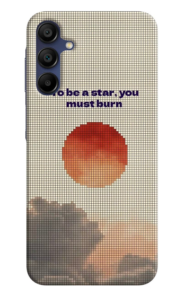 Pixel Sun Samsung A15 5G Hard Case Back Cover by Casekaro