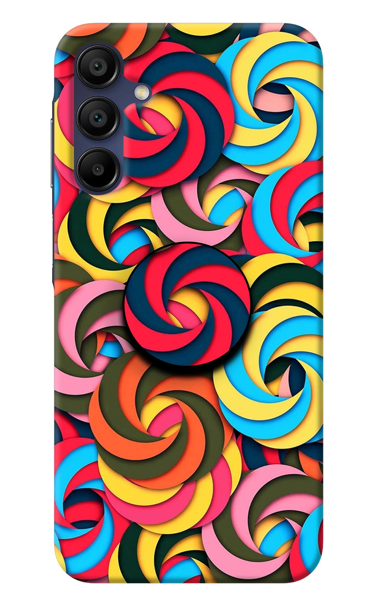 Spiral Pattern Samsung A15 5G Pop Case