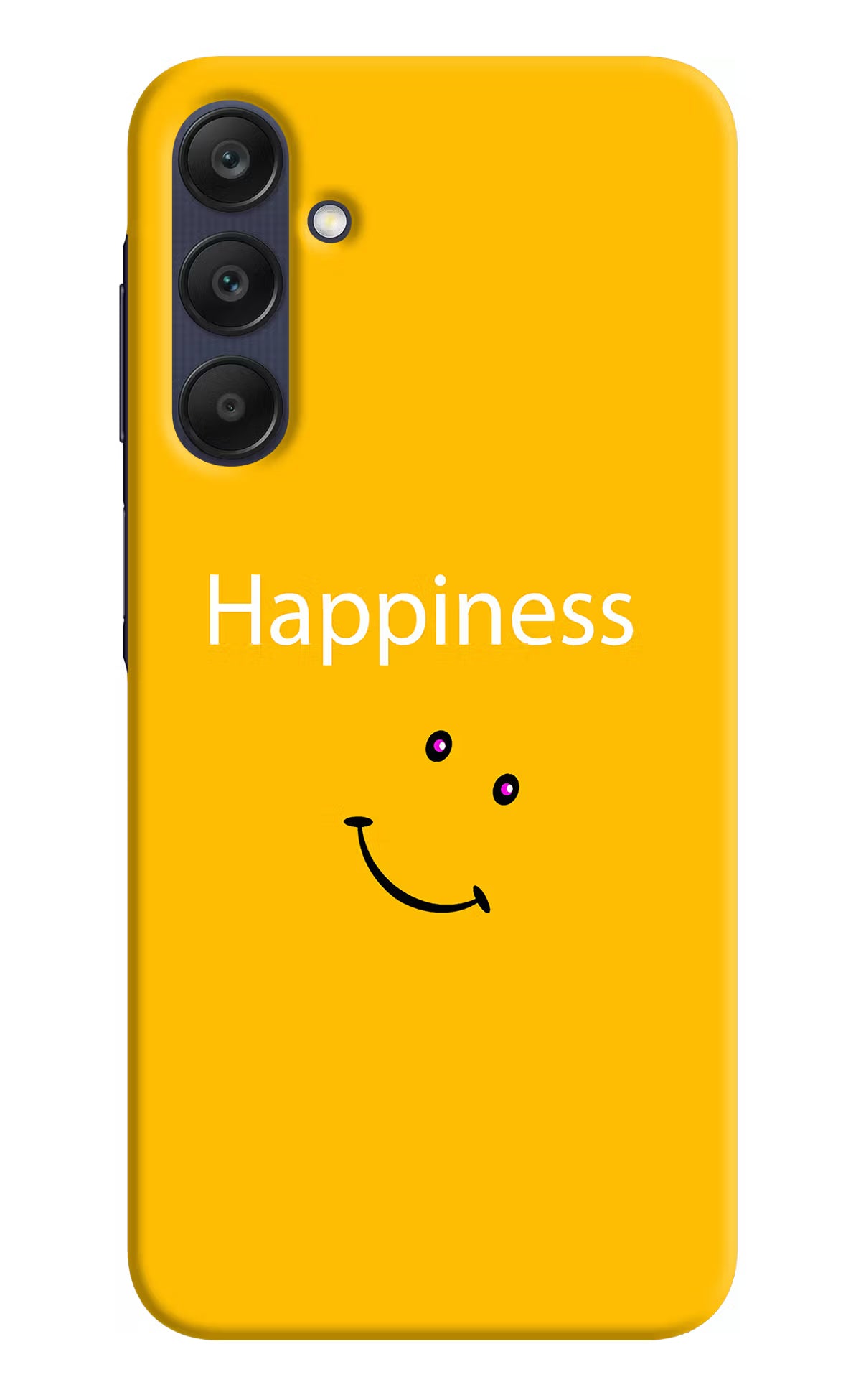 Happiness With Smiley Samsung A25 5G Hard Case Back Cover by Casekaro