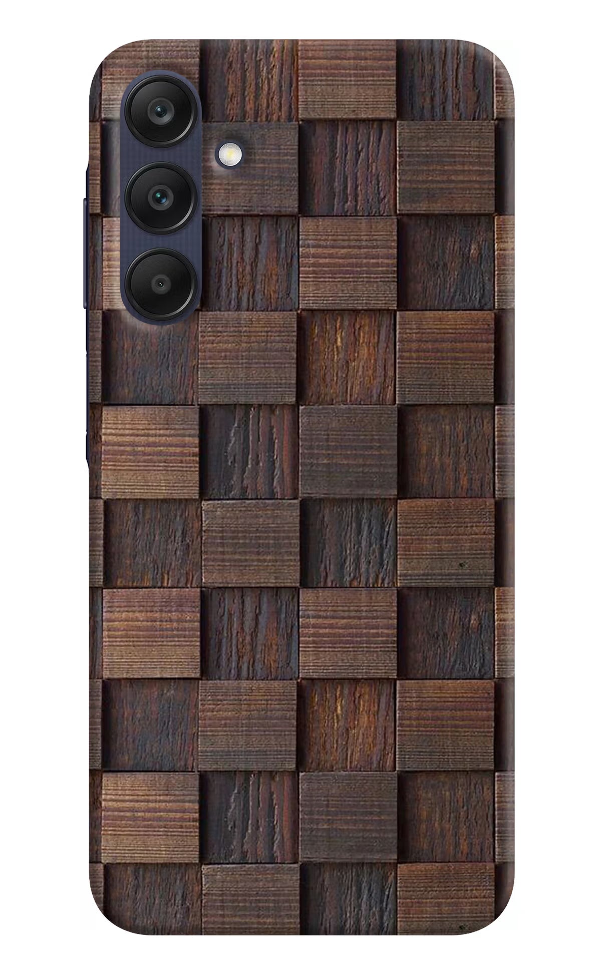 Wooden Cube Design Samsung A25 5G Hard Case Back Cover by Casekaro