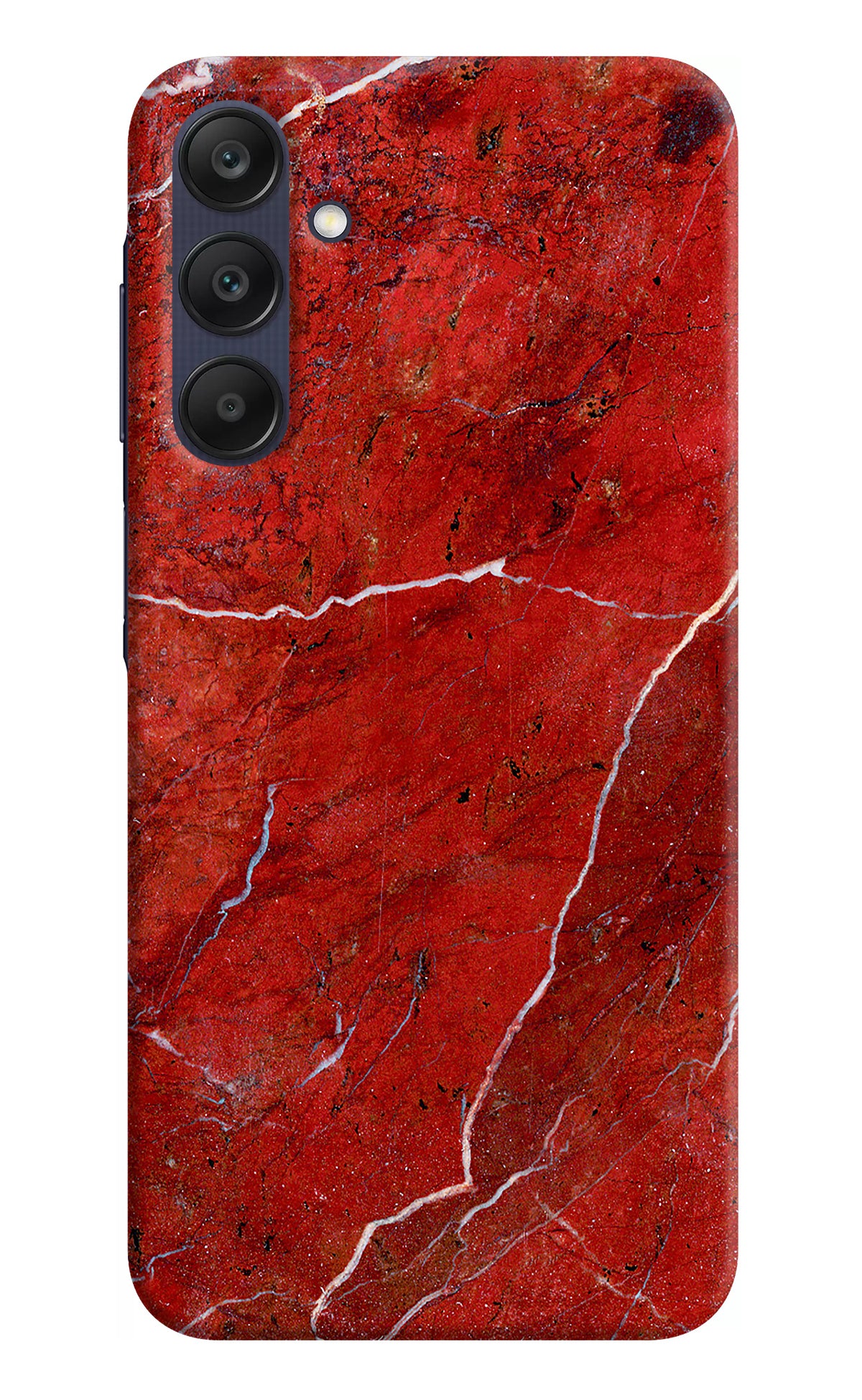 Red Marble Design Samsung A25 5G Back Cover