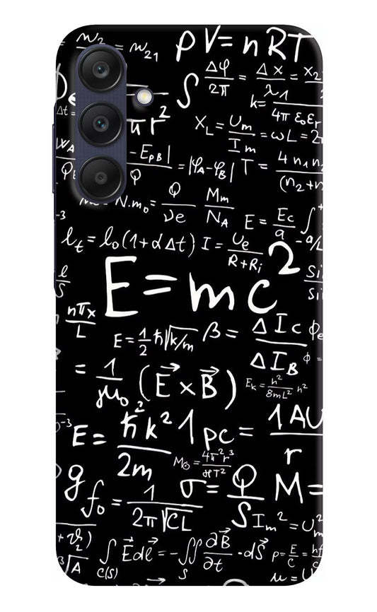 Physics Formula Samsung A25 5G Hard Case Back Cover by Casekaro
