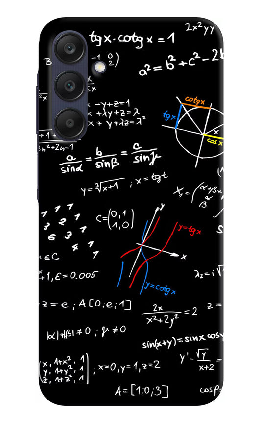 Mathematics Formula Samsung A25 5G Hard Case Back Cover by Casekaro
