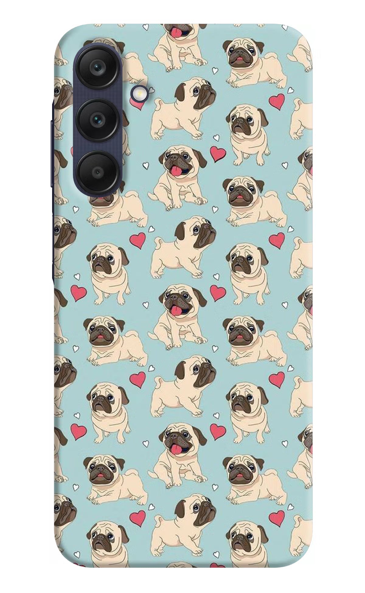 Pug Dog Samsung A25 5G Hard Case Back Cover by Casekaro