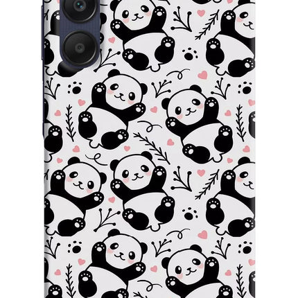 Cute Panda Samsung A25 5G Hard Case Back Cover by Casekaro