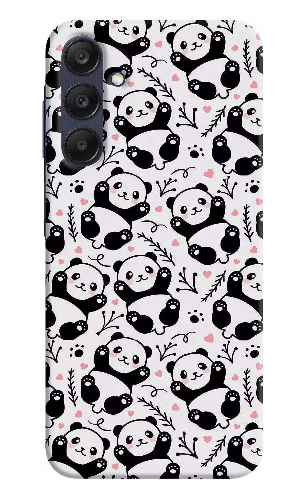 Cute Panda Samsung A25 5G Hard Case Back Cover by Casekaro