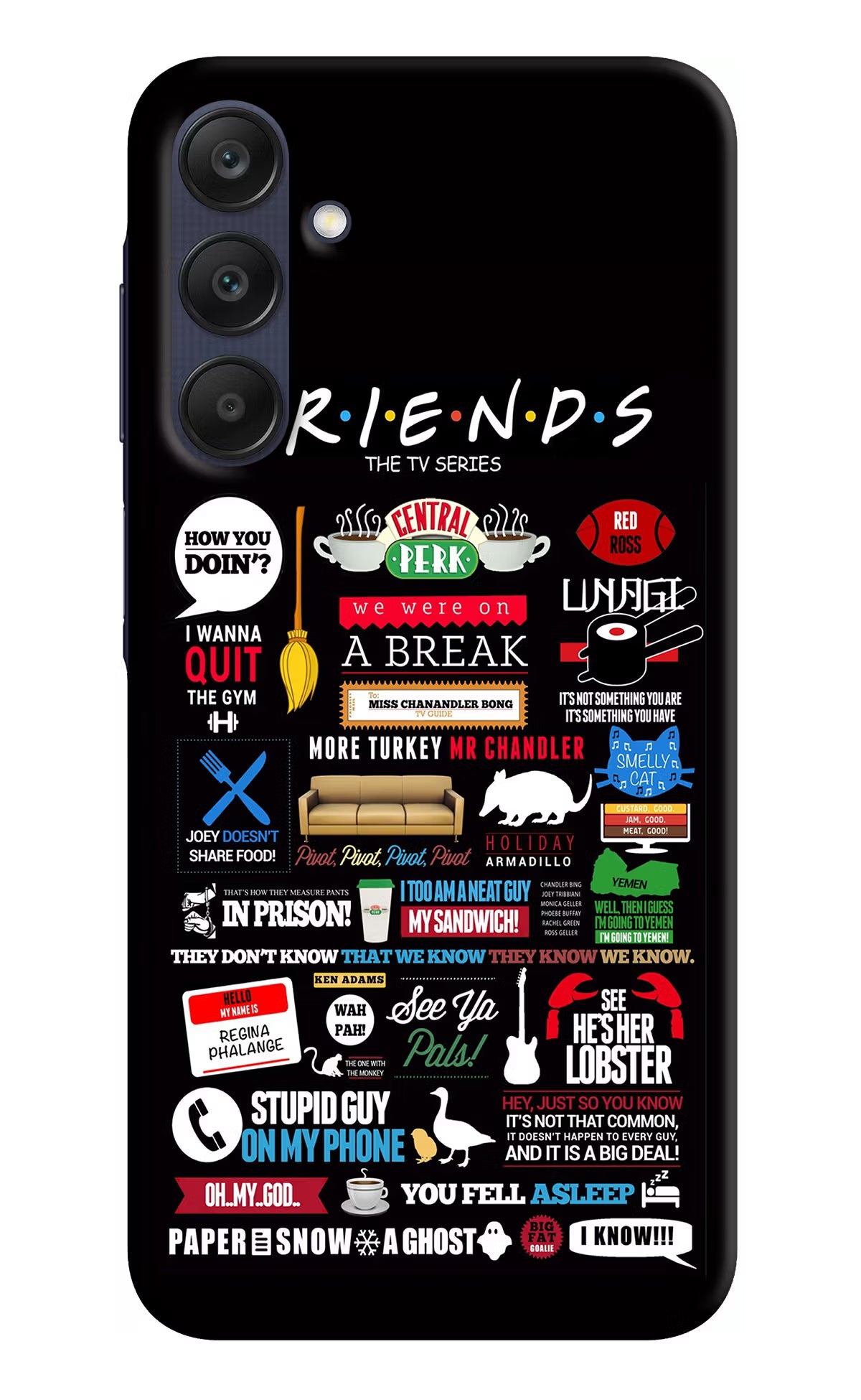 FRIENDS Samsung A25 5G Hard Case Back Cover by Casekaro