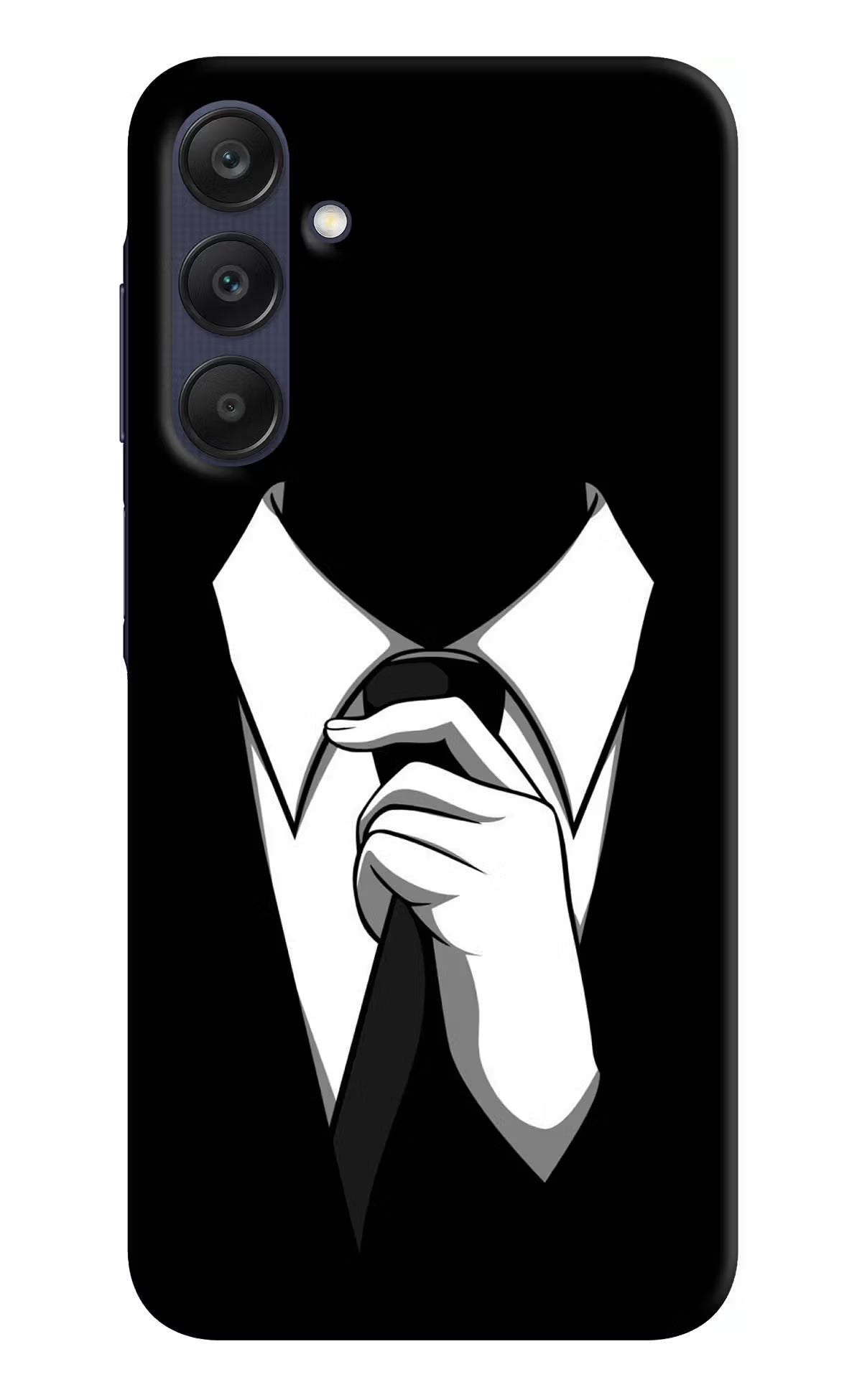 Black Tie Samsung A25 5G Hard Case Back Cover by Casekaro