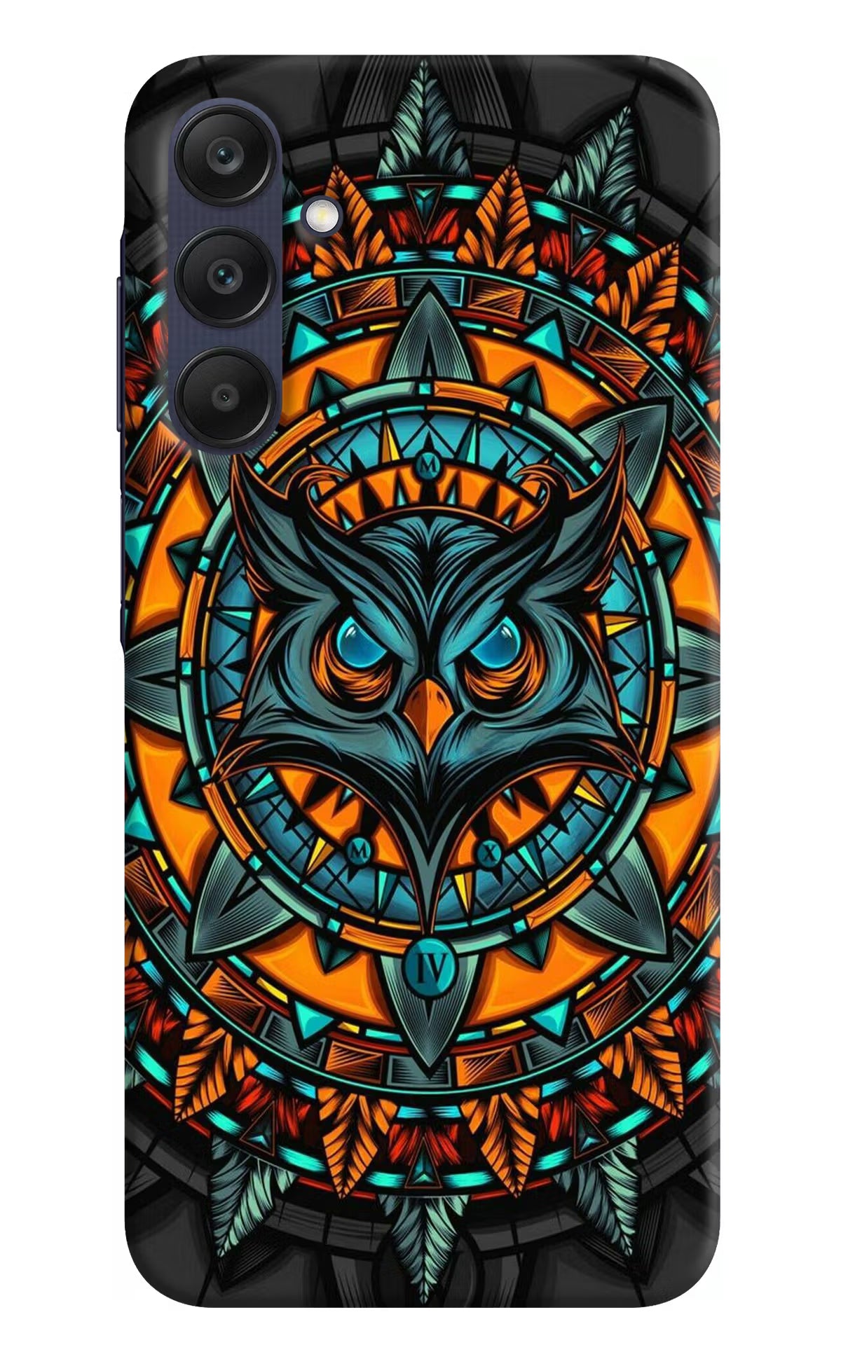Angry Owl Art Samsung A25 5G Hard Case Back Cover by Casekaro